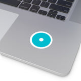 Round NO MORE Symbol Sticker